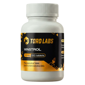 Toro Labs Winstrol 10mg bottle of 100 oral tablets