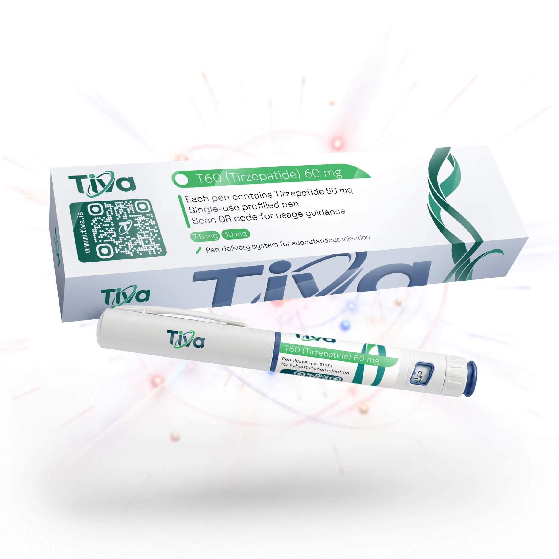 Tiva Flex Tirzepatide 60mg Pen